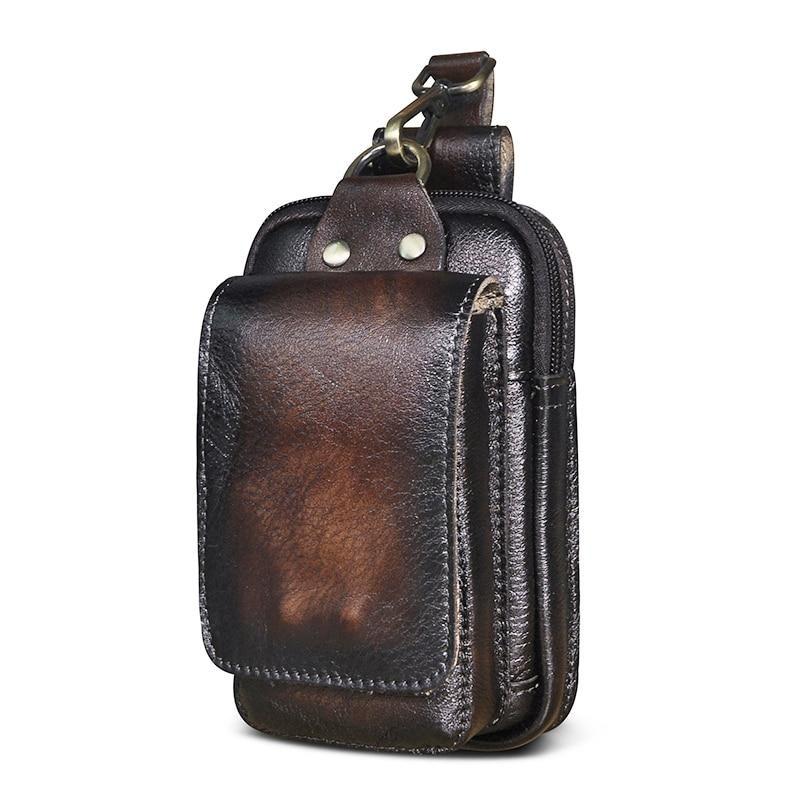 Veluxe Premium Leder Herren Bauchtasche – Stilvolle & sichere Gürteltasche für tägliche Essentials