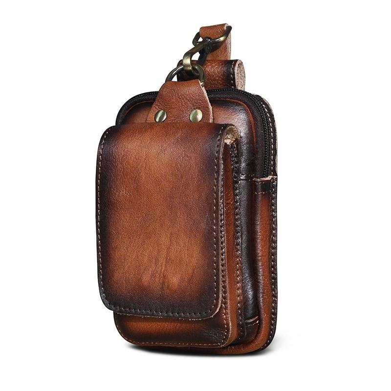 Veluxe Premium Leder Herren Bauchtasche – Stilvolle & sichere Gürteltasche für tägliche Essentials