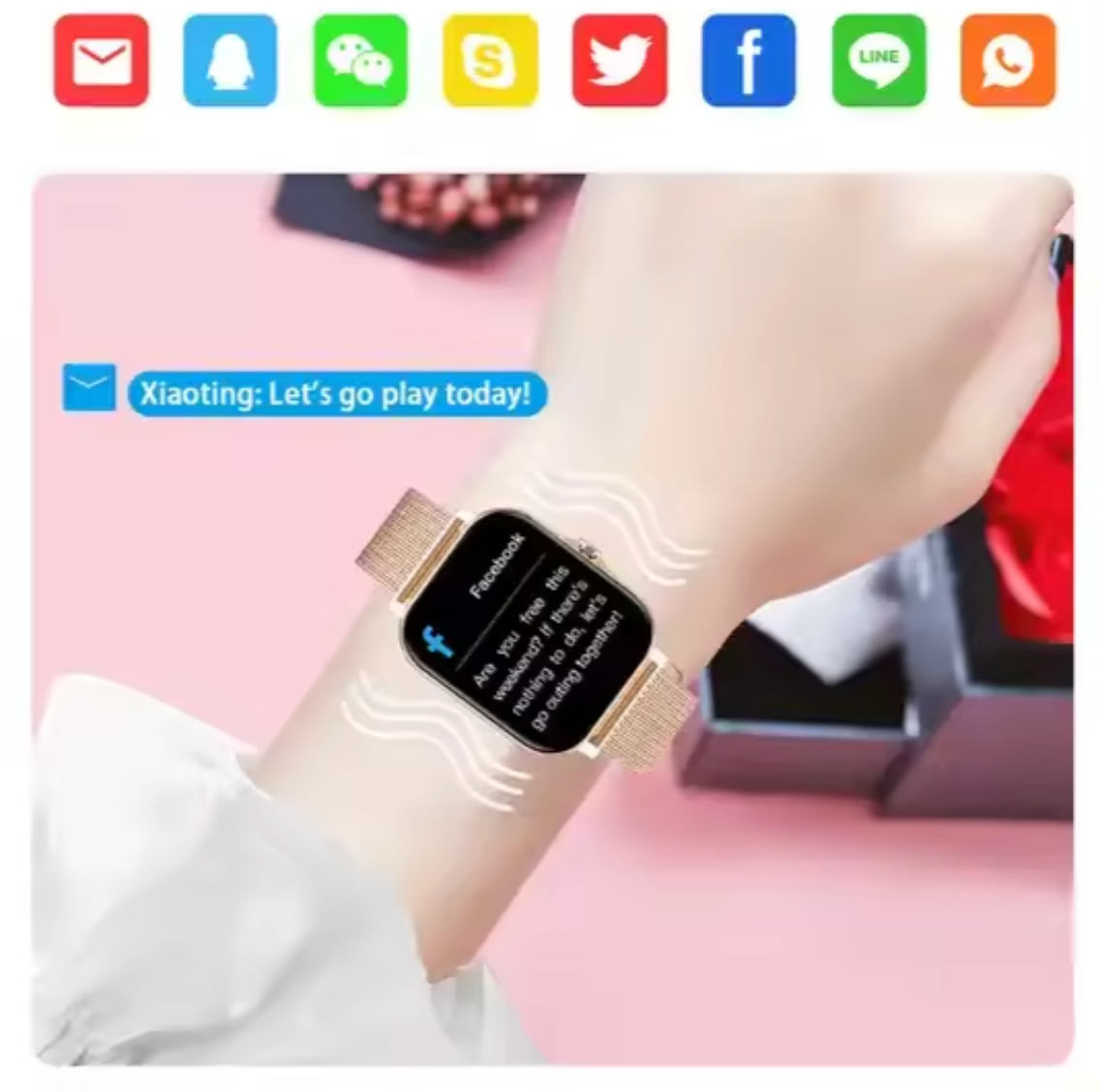 ChicTime – Elegante & Intelligente Damenuhr: Stil trifft Technologie