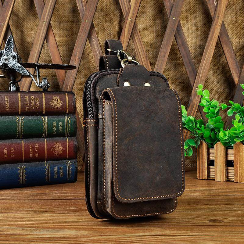 Veluxe Premium Leder Herren Bauchtasche – Stilvolle & sichere Gürteltasche für tägliche Essentials