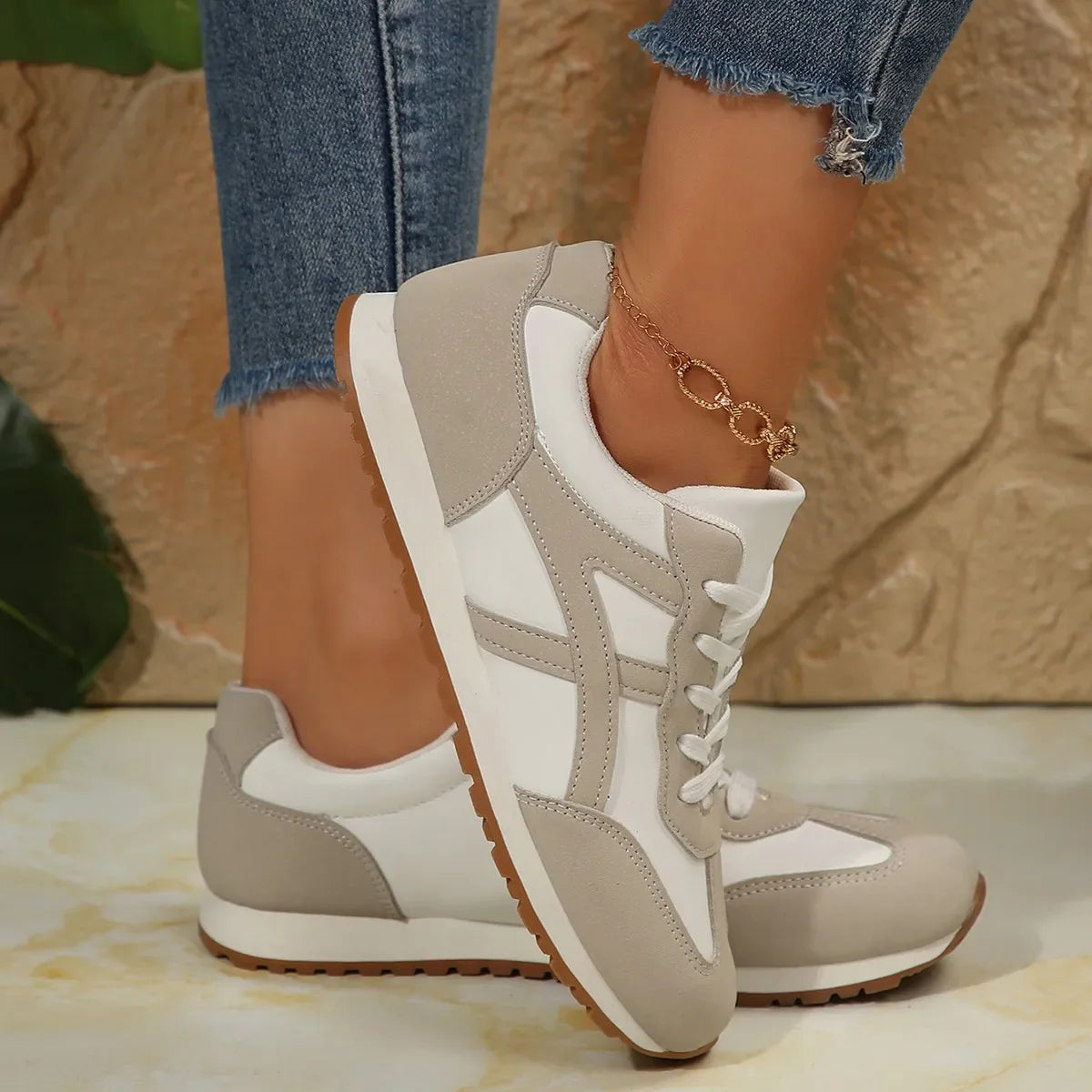 Damen Sneaker - Bequeme Sportschuhe für Freizeit