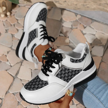 Damen Sneaker - Atmungsaktive Laufschuhe mit dämpfender Sohle