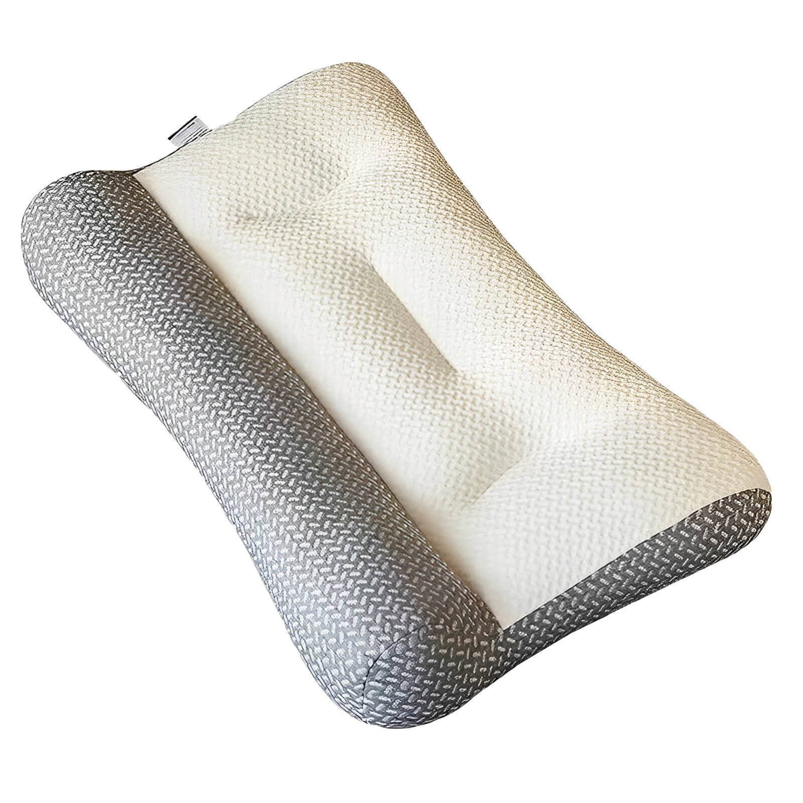 VitalSupport | Ergonomisches Orthopädisches Kissen – Grau | Überlegene Nacken- & Rückenunterstützung für besseren Schlaf