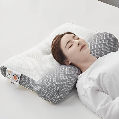 VitalSupport | Ergonomisches Orthopädisches Kissen – Grau | Überlegene Nacken- & Rückenunterstützung für besseren Schlaf
