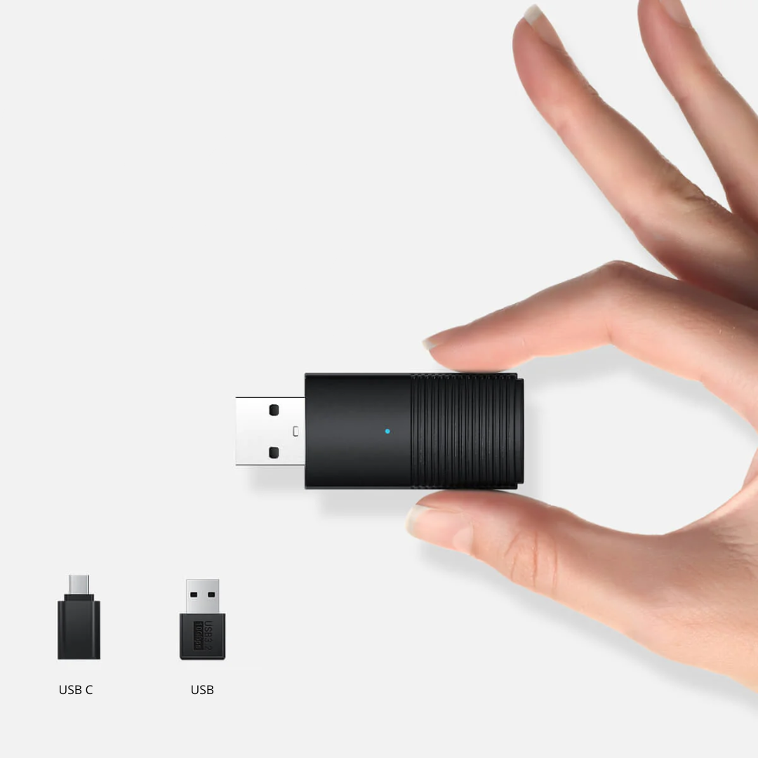Kabelloser Apple/Android CarPlay USB-Adapter – Rüsten Sie Ihr Auto für nahtlose Bluetooth-Konnektivität und ein Premium-Fahrerlebnis auf