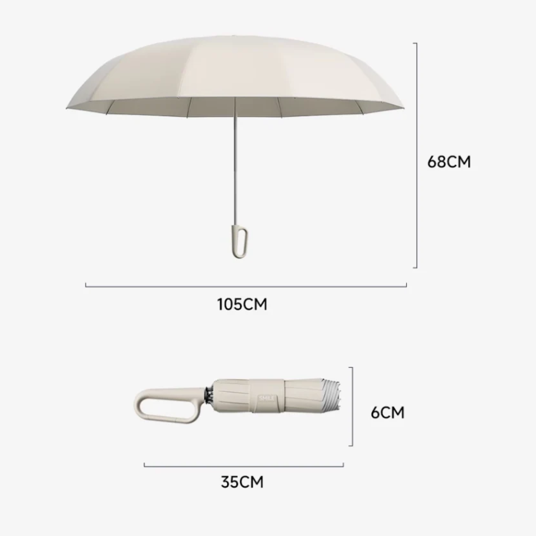 Regensicher: Ultimativ winddichter & reflektierender Regenschirm