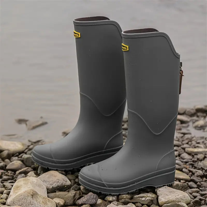 Modische Damen Regenstiefel – Wasserdichte PVC-Gummistiefel mit rutschfester Sohle für stilvollen Herbstkomfort