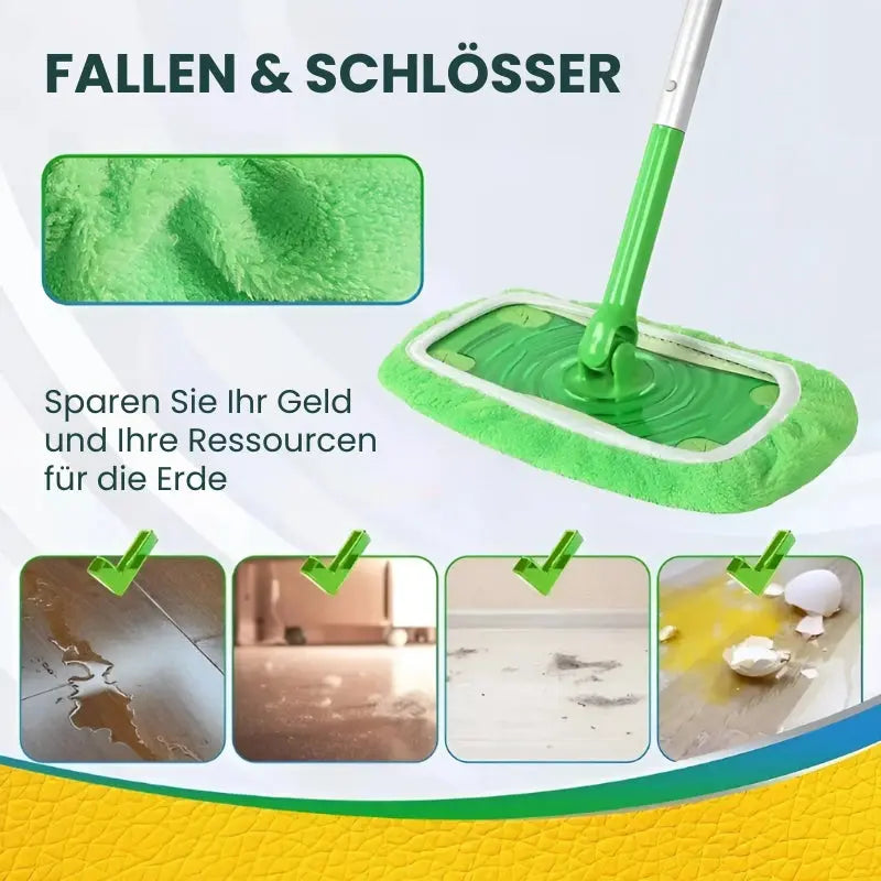 Swiffer Sweeper Mikrofaser-Mopp-Pads – Wiederverwendbar, Umweltfreundlich & Tiefenreinigende Ersatzpads