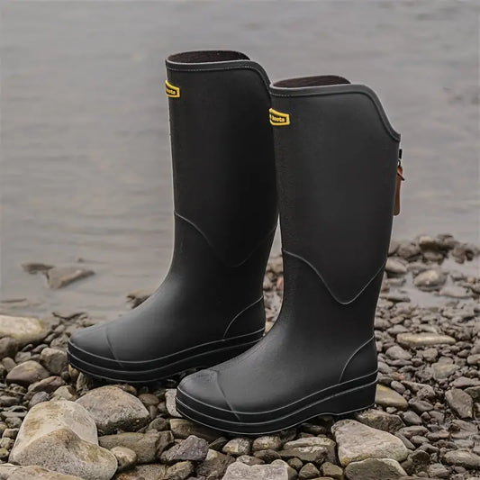 Modische Damen Regenstiefel – Wasserdichte PVC-Gummistiefel mit rutschfester Sohle für stilvollen Herbstkomfort