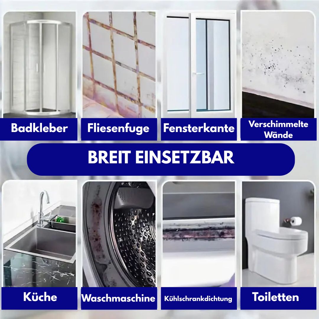 Kraftvolles Anti-Schimmel- & Fleckenentferner-Gel: Mühelose Tiefenreinigung für Ihr Zuhause