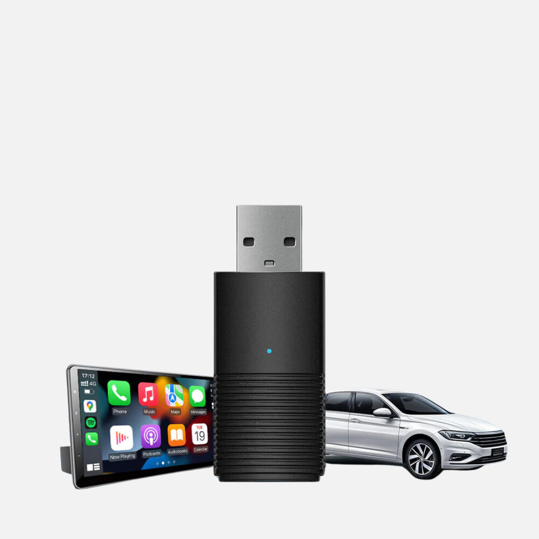 Kabelloser Apple/Android CarPlay USB-Adapter – Rüsten Sie Ihr Auto für nahtlose Bluetooth-Konnektivität und ein Premium-Fahrerlebnis auf