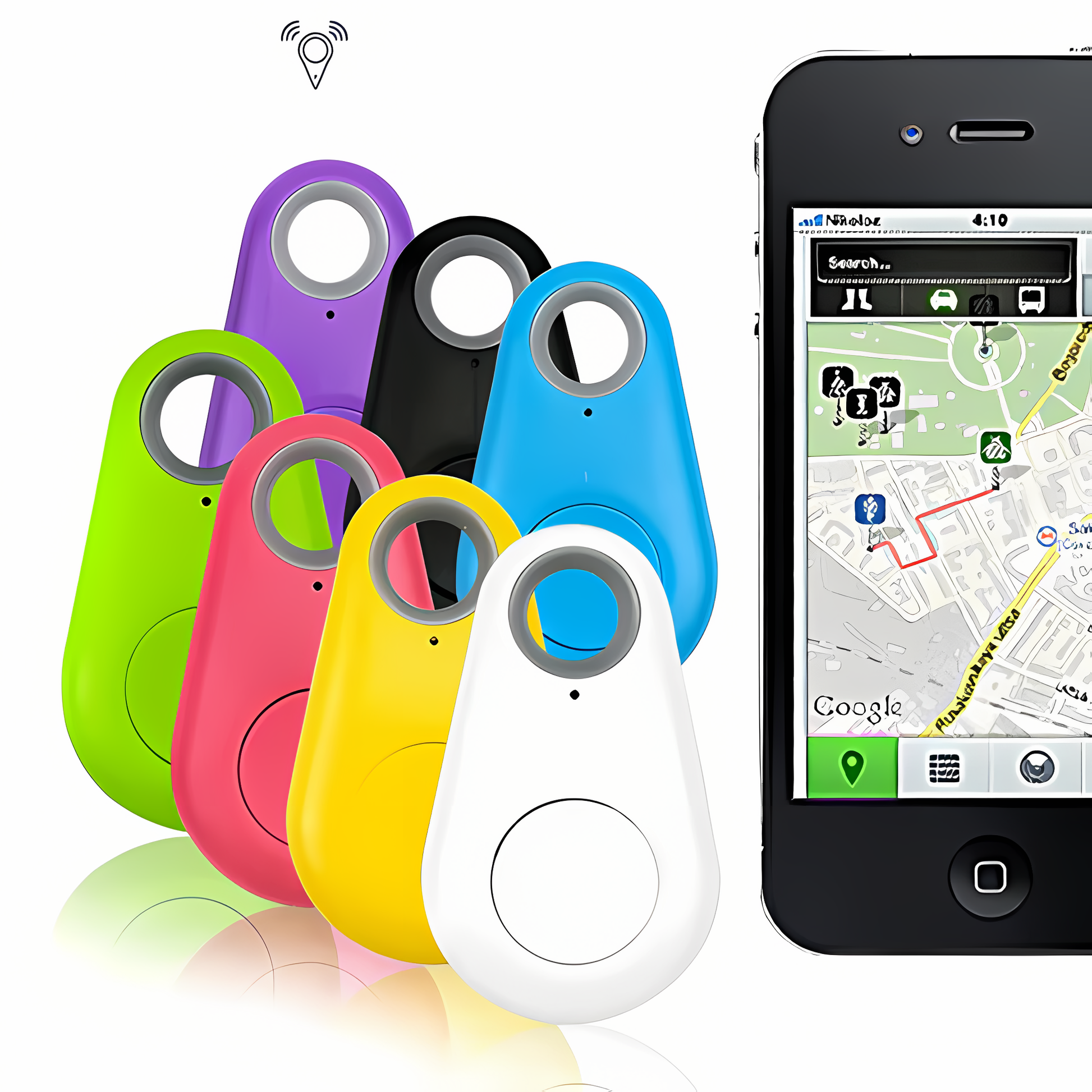 PetPulse | GPS-Haustier-Tracker für Hunde & Katzen | Einzigartiges Design | Bluetooth-Haustierortungsgerät