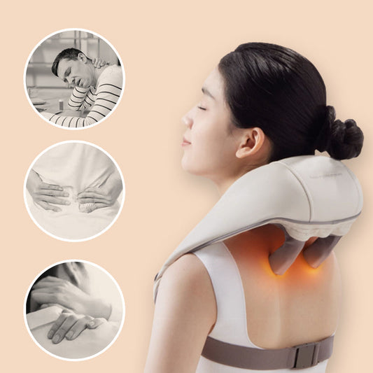 ZenTherapy Nackenmassagegerät – Beheizte Nackentherapie für ultimativen Komfort & Schmerzlinderung