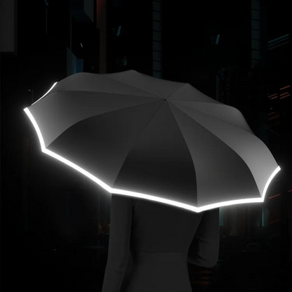 Regensicher: Ultimativ winddichter & reflektierender Regenschirm