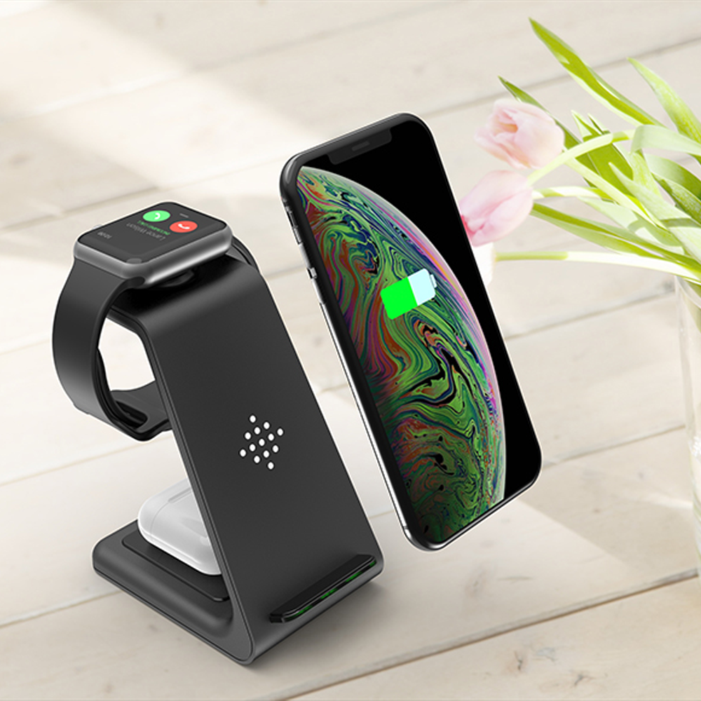 3-in-1 Kabelloses Ladegerät: Blitzschnelles Warp Charge für iPhone & Samsung – Ihr Herbst-Must-Have!