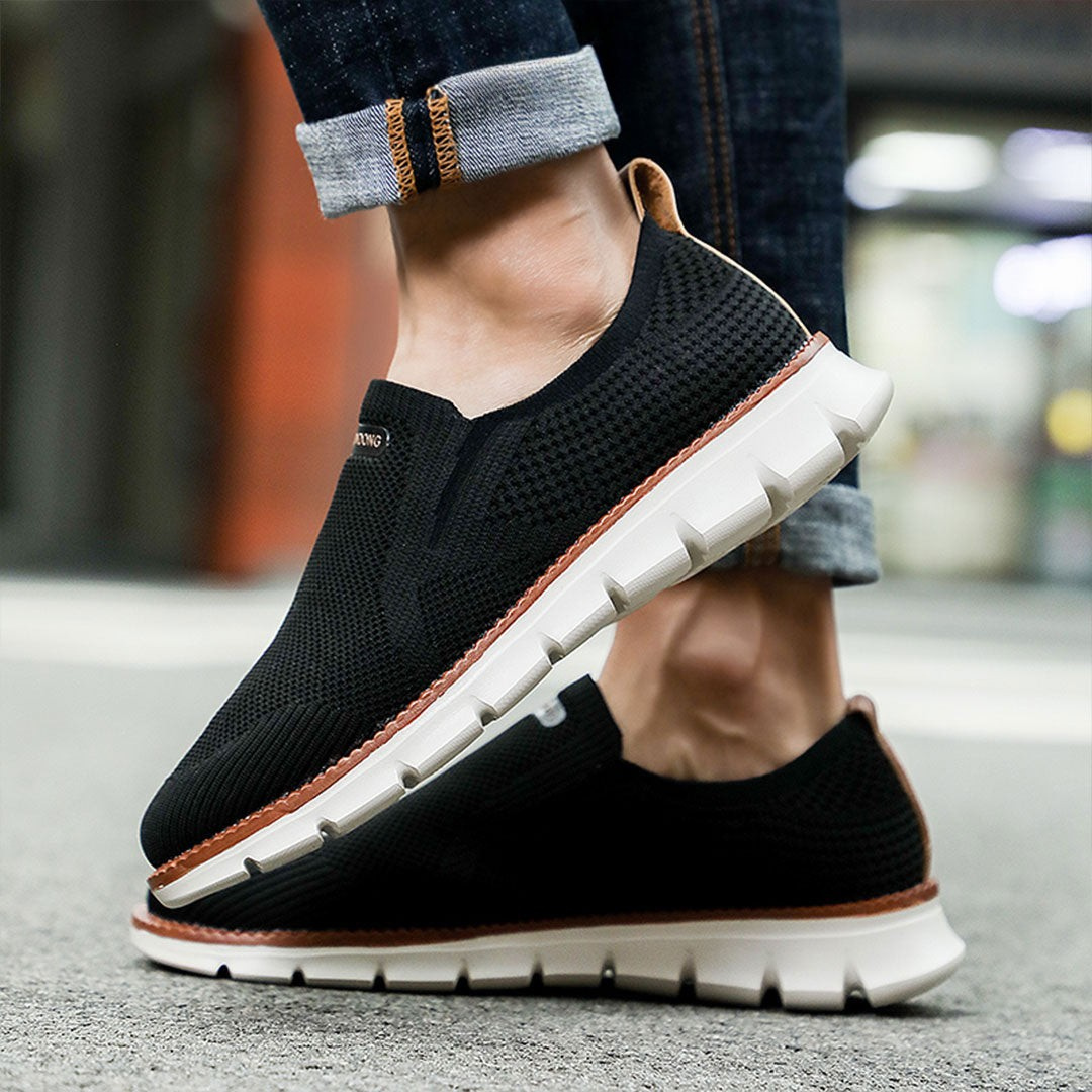 Atmungsaktive Strick Loafer