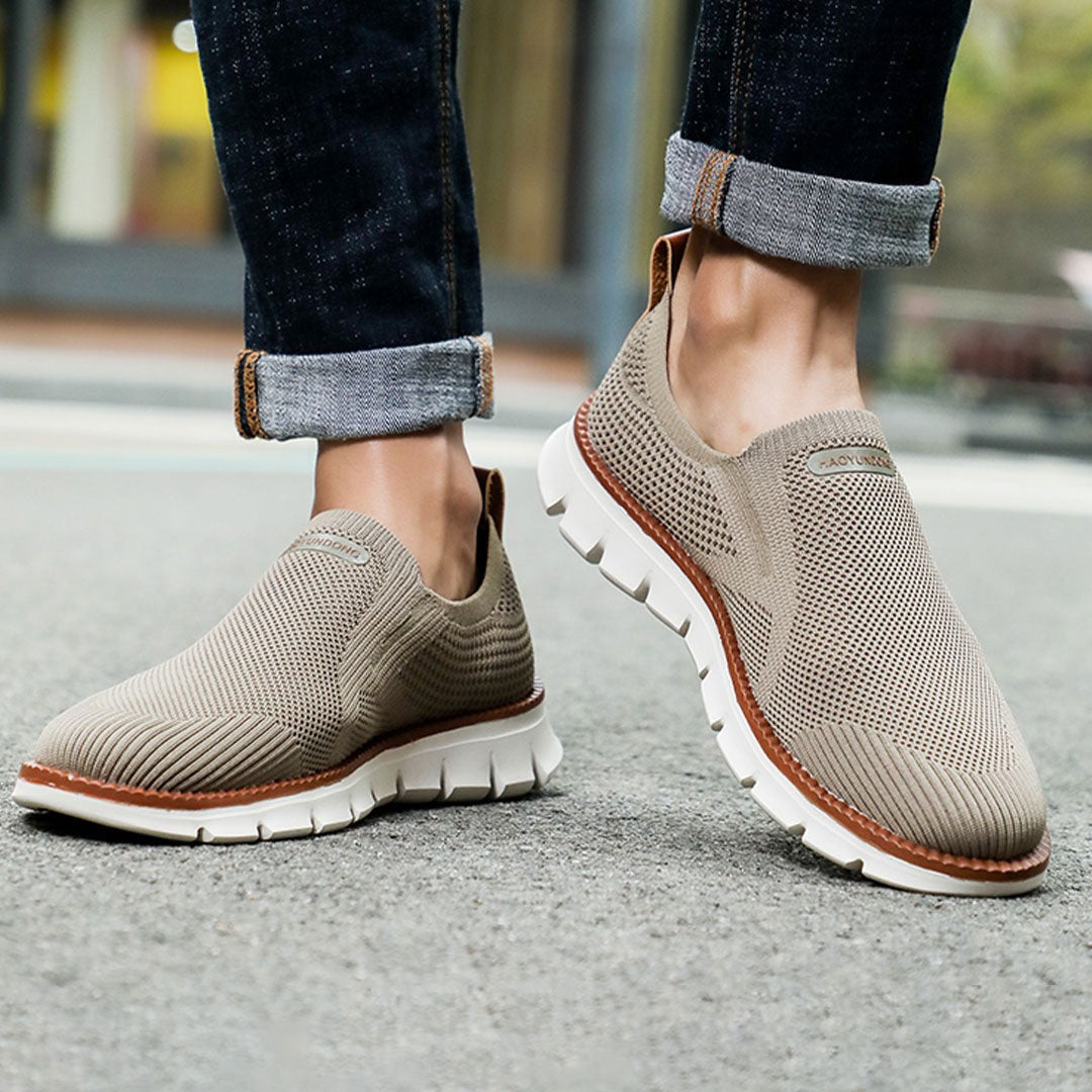 Atmungsaktive Strick Loafer