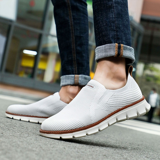 Atmungsaktive Strick Loafer