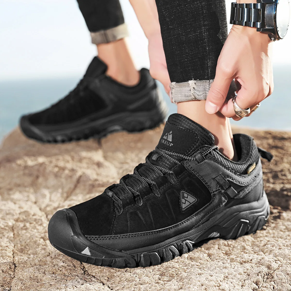 Atmungsaktive Trekkingschuhe Sommer
