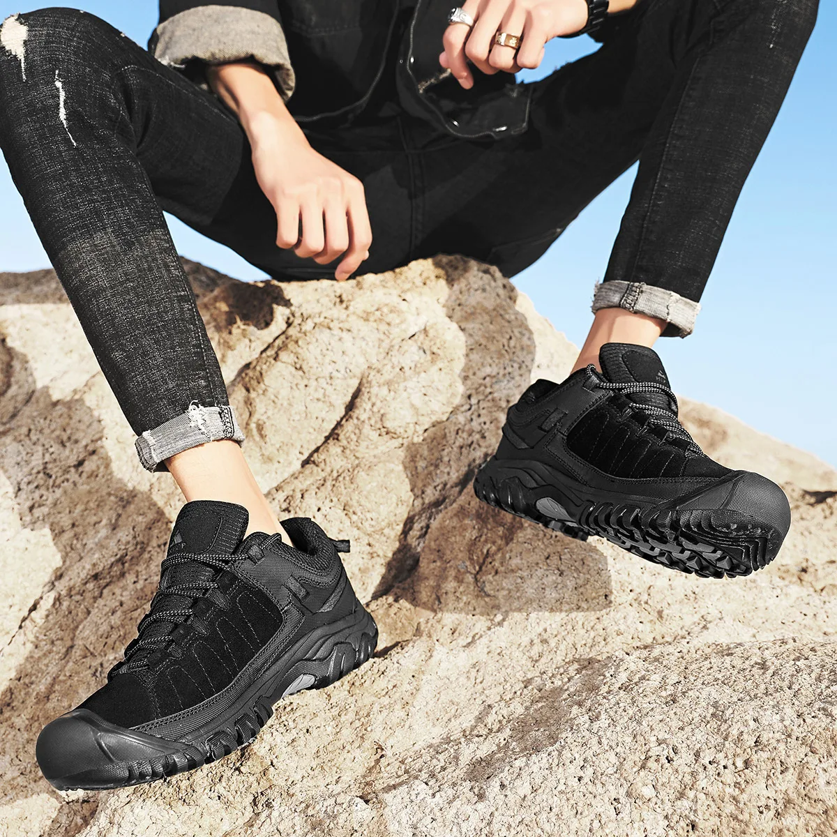 Atmungsaktive Trekkingschuhe Sommer
