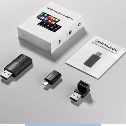 Kabelloser Apple/Android CarPlay USB-Adapter – Rüsten Sie Ihr Auto für nahtlose Bluetooth-Konnektivität und ein Premium-Fahrerlebnis auf