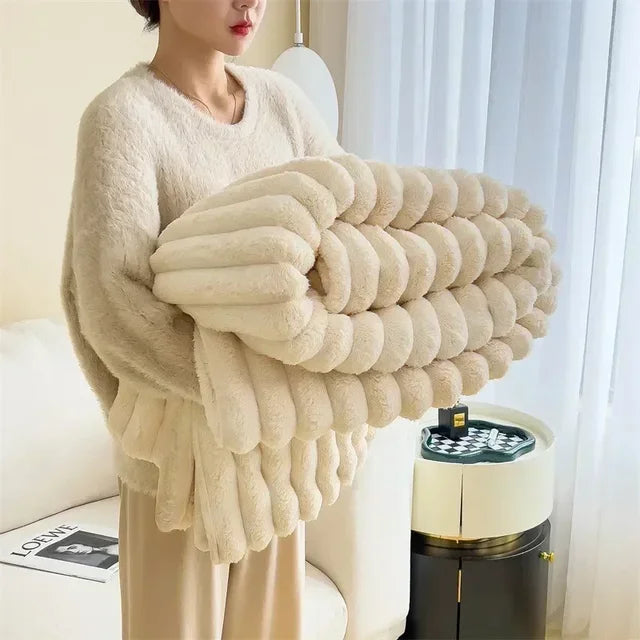 VogueFusion Flauschdecke – Luxuriöser Komfort & Ultimative Wärme | Eleganter Überwurf für Ihr Zuhause