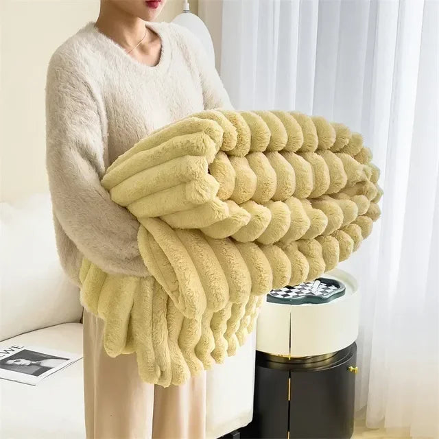 VogueFusion Flauschdecke – Luxuriöser Komfort & Ultimative Wärme | Eleganter Überwurf für Ihr Zuhause