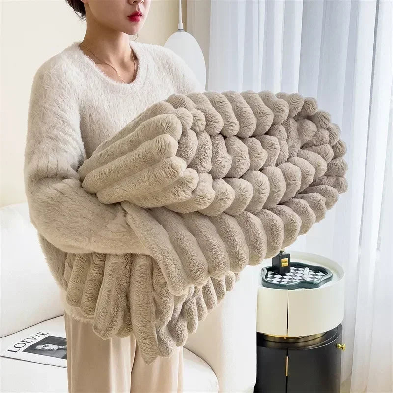 VogueFusion Flauschdecke – Luxuriöser Komfort & Ultimative Wärme | Eleganter Überwurf für Ihr Zuhause