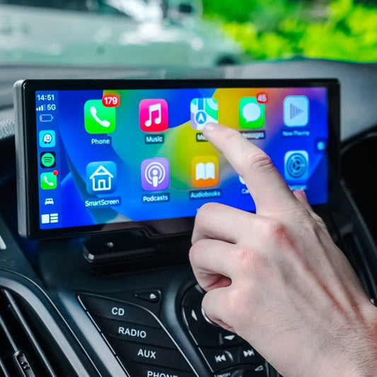 Universelles Tragbares Auto-GPS-Navigationssystem – Kompatibel mit Apple CarPlay & Android Auto