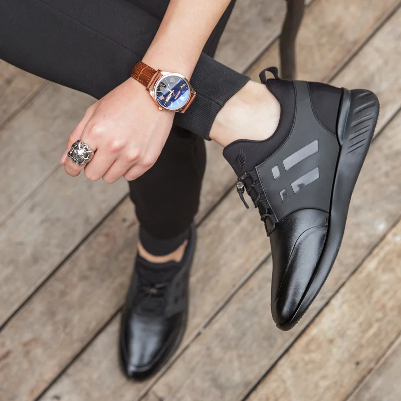 Elastische Business Schnurschuhe