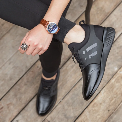 Elastische Business Schnurschuhe