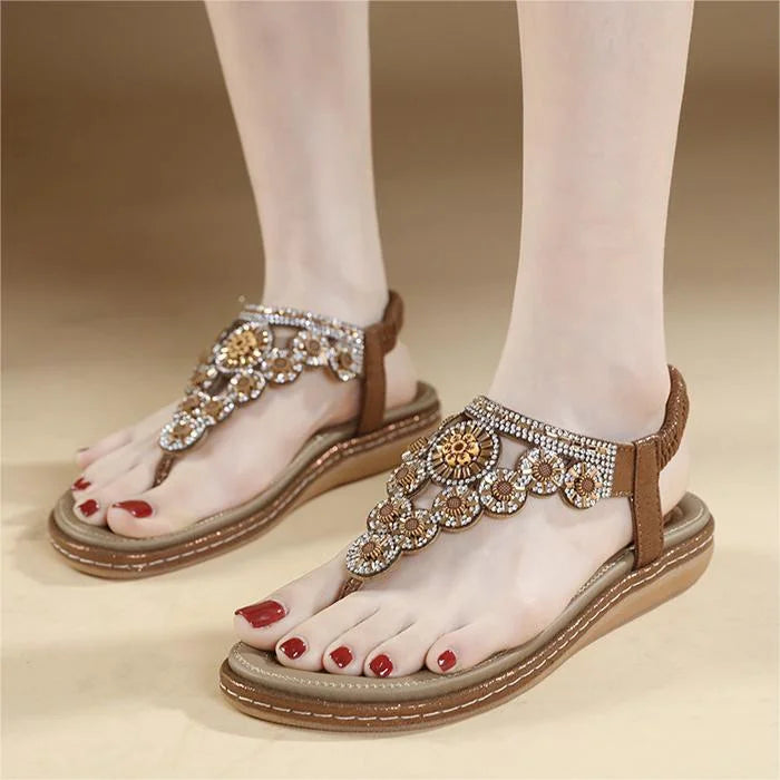 Elegante Flache Sandalen