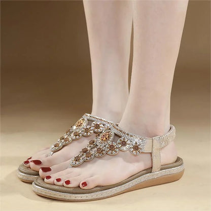 Elegante Flache Sandalen
