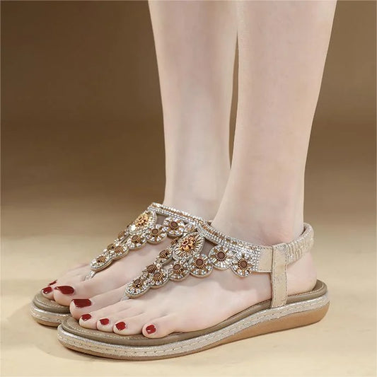 Elegante Flache Sandalen
