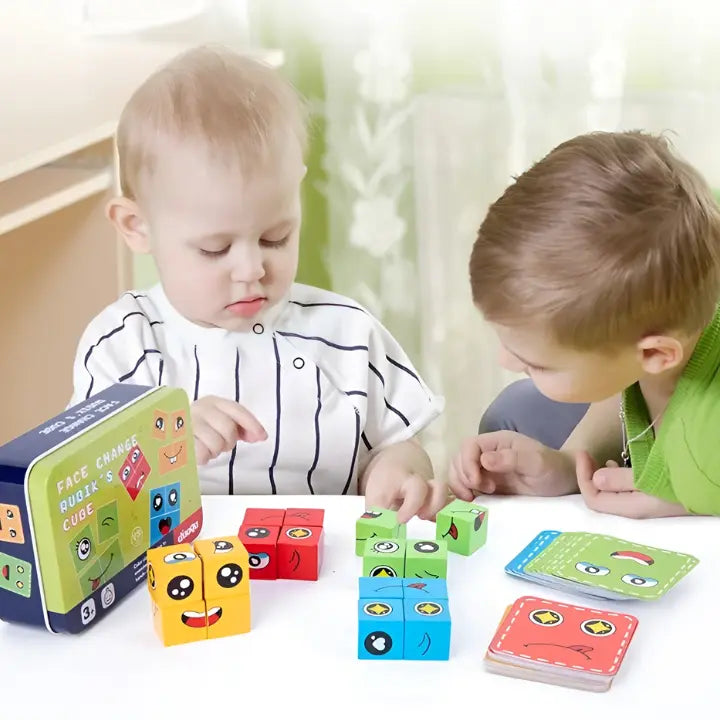 EmojiBlocks Reaktionsspiel für Kinder – Fördert Fokus, Konzentration & kognitive Fähigkeiten