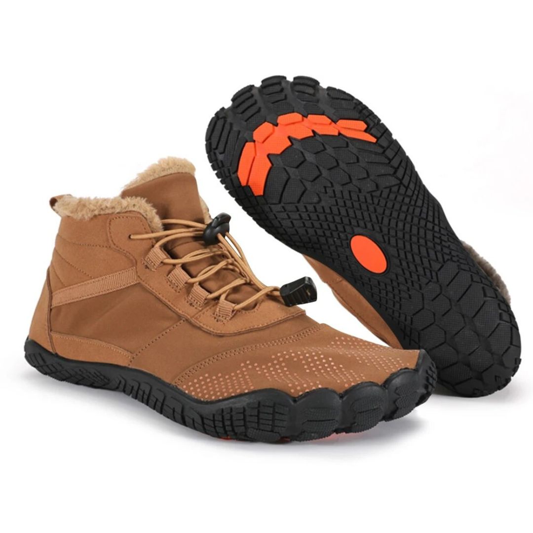Hohe fleecegefütterte Barfußschuhe für Damen