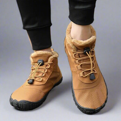 Hohe fleecegefütterte Barfußschuhe für Damen