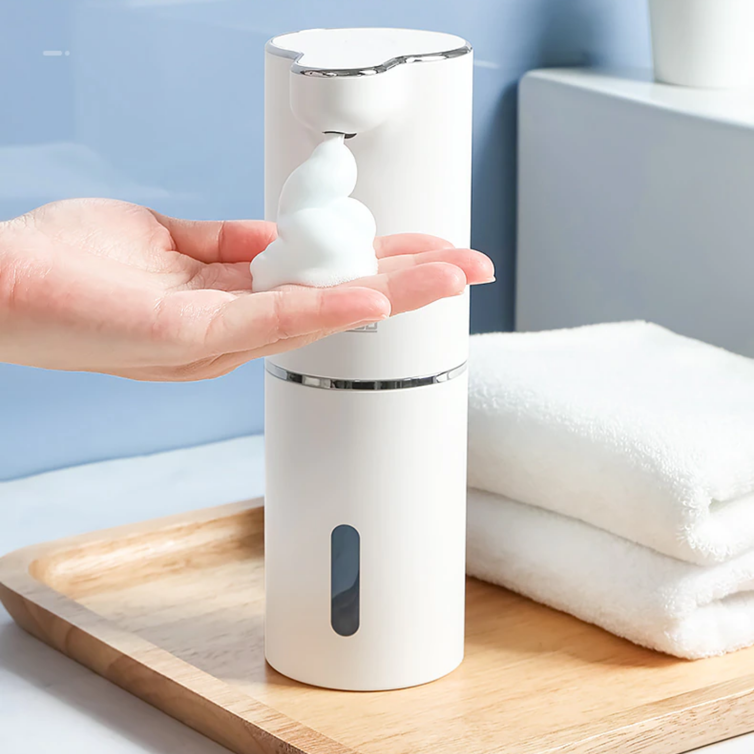 Automatischer Schaumseifenspender: Berührungslose Hygiene für Ihr Badezimmer – Perfekt für die kalte Jahreszeit