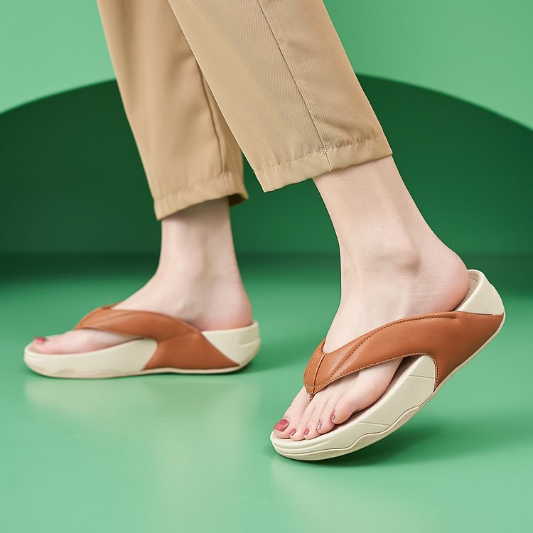 Flache Riemchensandalen