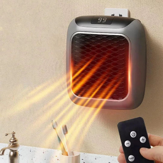 Kompakter Mini-Heizlüfter 800W: Schnelle & Energieeffiziente Wärme mit Fernbedienung