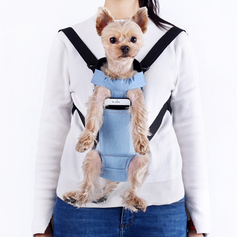 Ergonomischer Hundetransportrucksack: Perfekt für kleine Hunde & Welpen für Herbst & Reisen