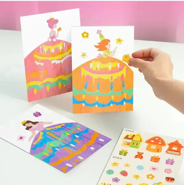 Magisches Kratzbild-Set für Kinder – Farbenfroher Kreativspaß ohne Sauerei