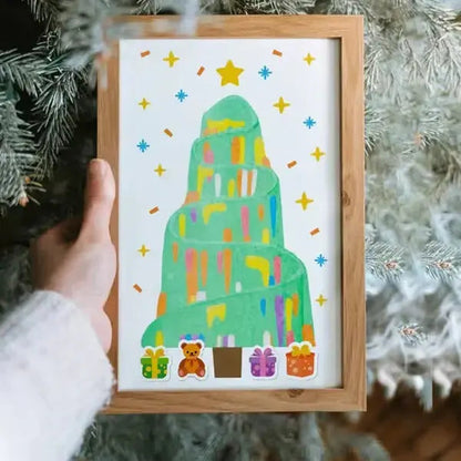 Magisches Kratzbild-Set für Kinder – Farbenfroher Kreativspaß ohne Sauerei