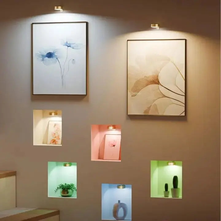 Magnetische LED Bilderleuchte – Perfekte Ausleuchtung für Ihre Kunstwerke (2er-Set)
