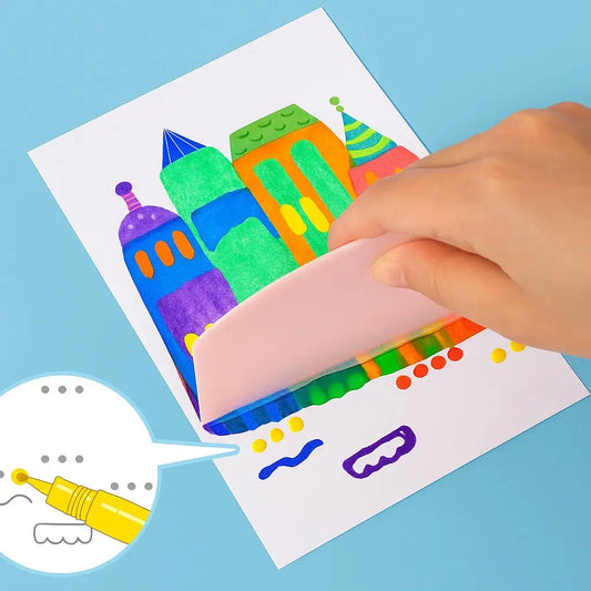 Magisches Kratzbild-Set für Kinder – Farbenfroher Kreativspaß ohne Sauerei