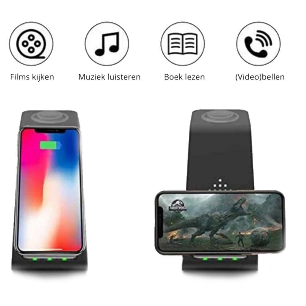 3-in-1 Kabelloses Ladegerät: Blitzschnelles Warp Charge für iPhone & Samsung – Ihr Herbst-Must-Have!