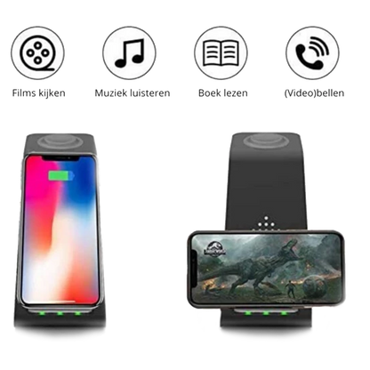 3-in-1 Kabelloses Ladegerät: Blitzschnelles Warp Charge für iPhone & Samsung – Ihr Herbst-Must-Have!
