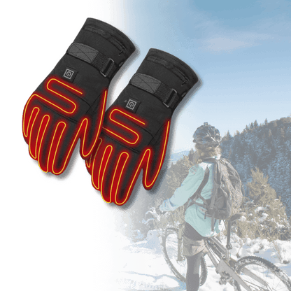 Beheizbare Winterhandschuhe – Wasserdichte Elektrische Handschuhe mit Touchscreen-Kompatibilität – Warm & Winterfest