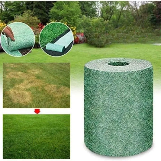 Biologisch abbaubare Grassamenmatte – Einfache Rasentransformation für einen üppig grünen Garten (2er-Pack)
