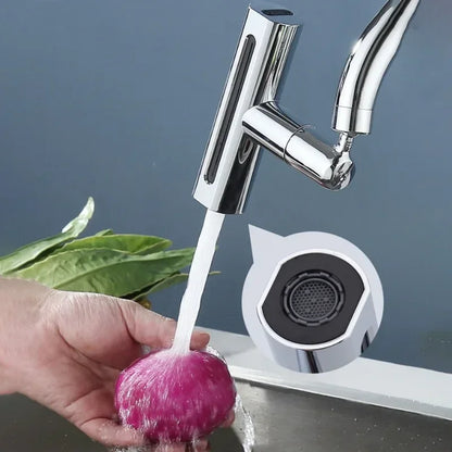 Drehbare 720° Küchenarmatur mit 4 Strahlarten - Modern & Funktional